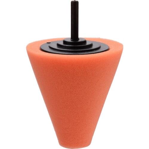 New Mayitr Sponge Polishing Pads Foam Cone Shaped Polish Pad for Car Wheel Power Drill Tool