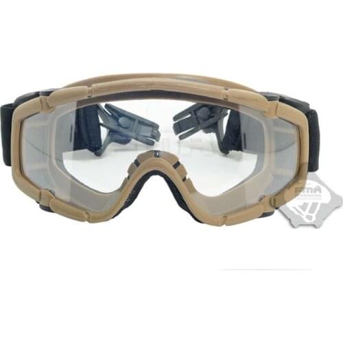 Dark Earth Skiing Sports & Paintball Airsoft Glasses anti fog Ballistic Goggles For Helmet
