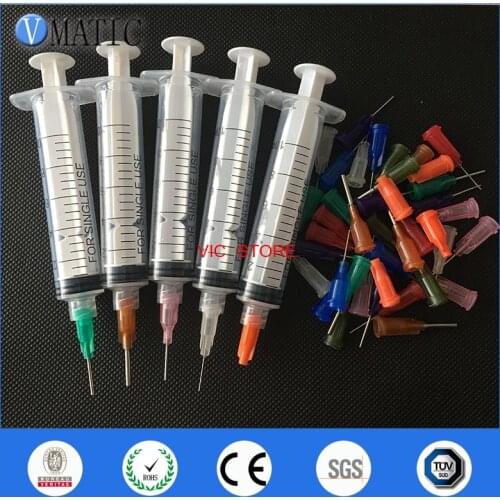 High Quality Non Sterilized SMT Solder Paste Adhesive Glue Liquid Dispenser Kits Plastic Syringe With Needles
