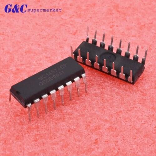 1/5PCS MC14574CP DIP 16PIN 14574CP IC Encapsulation NEW diy electronics