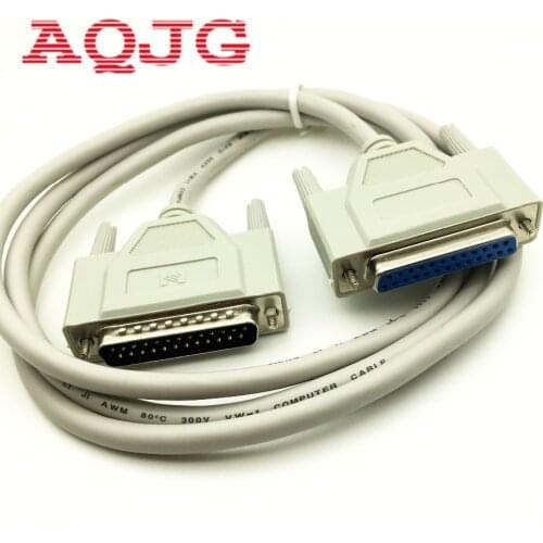 DB25 25 Pin Male to Female M/F Printer Cable 5m 15 Feet ILDA Cable with DB25 Femal to Male for Stage Laser Light PC Controller