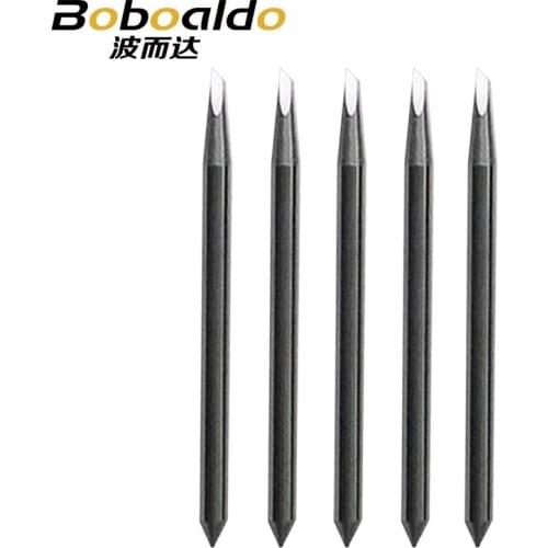 5pcs/lot 37 Degree High Quality Mimaki Vinyl Cutter Plotter Blades Small Face Head Cutting Tungsten blades Cutting Plotter Viny