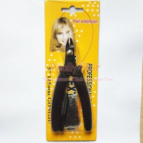 500pcs Nano rings+1pcs Nano plier+1 pcs NanoRings hook needle for NanoRings hair extension tool kits