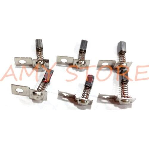 6pcs 2.5x2.5x4.5mm Carbon Brush Sander Polisher Power Tool Electric Tool