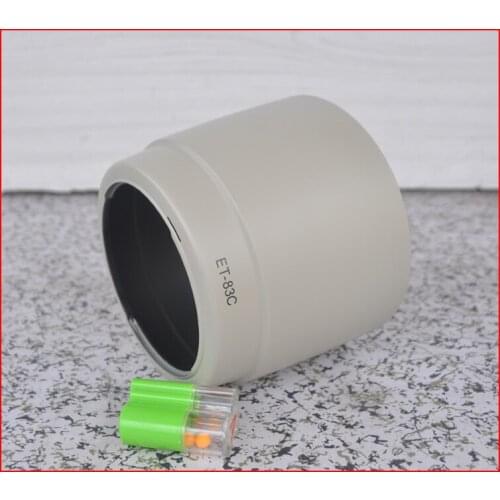 White Lens Hood Shade ET-83C for Canon EF 100-400mm f/4.5-5.6L IS USM replaces ET83C Tripod mount ring