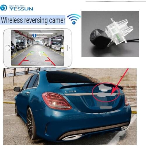 YESSUN For Mercedes Benz C Class W205 2014 2015 Parking CamerNight VisionLicense Plate wireless Camera