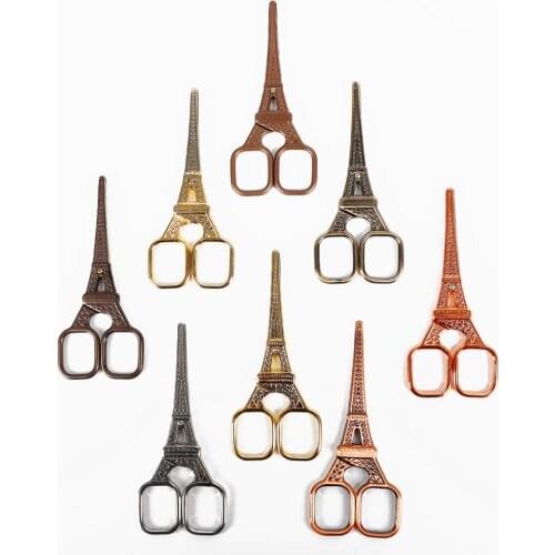 1pcs Colorful Stainless Steel Scissors European Retro Classic Embroidery Scissors Nail Art Stork Scissors Cutters Tool