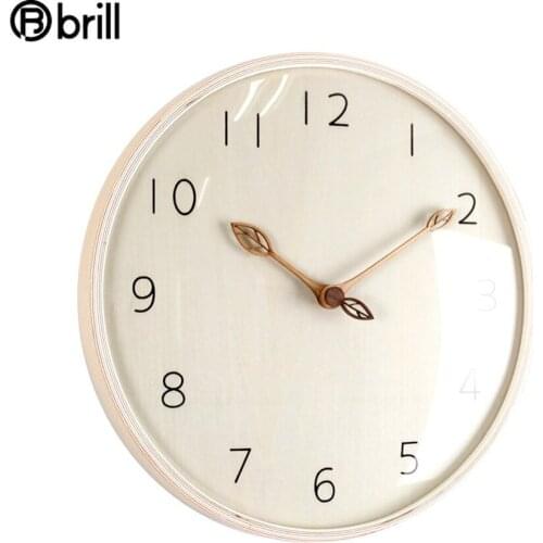 Wood Large Wall Clock Modern Design Wall Watches Home Decor Living Room Creative Farmhouse Decor Wall Watch Reloj De Pared Gift