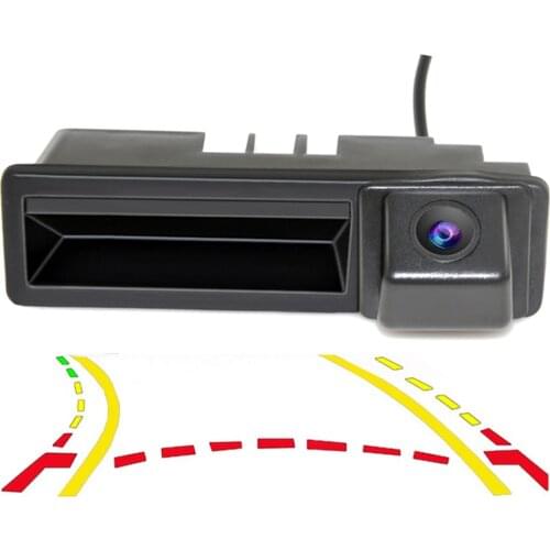 CCD Dynamic Trajectory Trunk handle Rear Camera For Cayenne Audi A4 A4L A6 A6L A7 A5 Q7 Q5 Q3 RS5 RS6 A3 A8L Mirror Rearview Cam