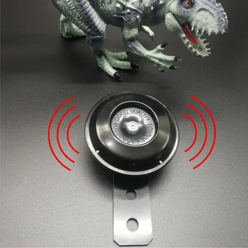 DC 12V 1.5A Black Metal Motorcycle Electric Monophonic Air Horn Security Alarm Compound Alarm for Motorcycle Car Styling