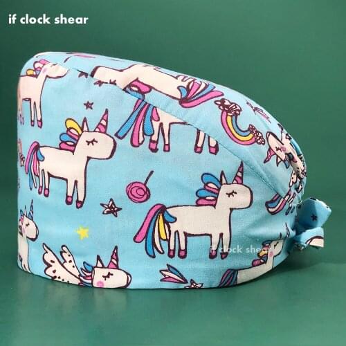 Man Scrubs Cap adjustable spa lab Doctors surgical cap beauty salon nursing cap laboratory hats hospital nurse Accessories