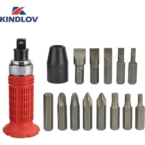 KINDLOV Screwdriver Set Impact Bits 14 In 1 Parafusadeira Precision 1/4 Torx Hex Kit Magnetic Screw Driver Multitools Hand Tools
