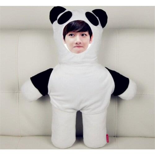 New Hot Photo customization Panda Plush Toys Dolls Stuffed Animal Pillow Sofa Car Decorative Creative Birthday Gift