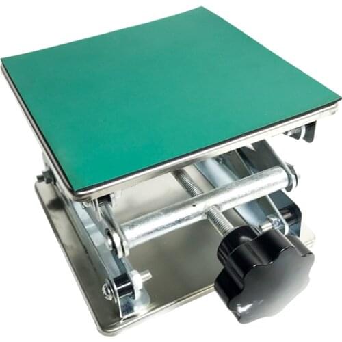 Stainless Router Lift Table With non-slip pad Woodworking Engraving Lab Lifting Stand Rack lift platform Woodworking Benches