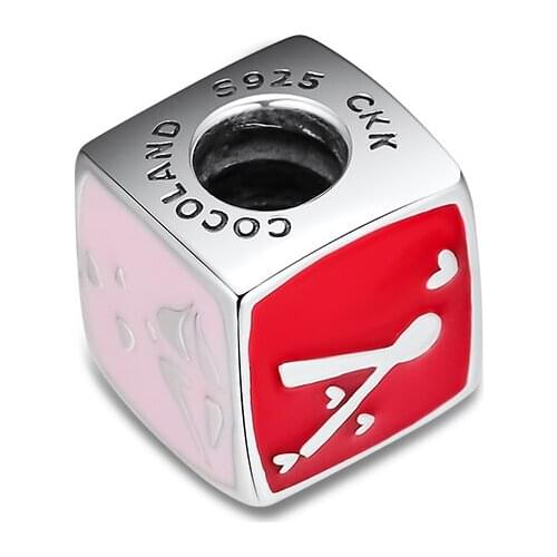 Fits for Pandora Charms Bracelets Summer Fun Beads 100% 925 Sterling Silver Jewelry with Mixed Enamel Free Shipping