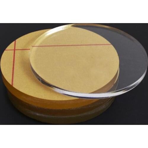 50MM Dia. Clear Acrylic Circle Acrylic Discs Plexiglass Organic Glass For Picture Frames DIY Craft CD Racks 2mm Thickness