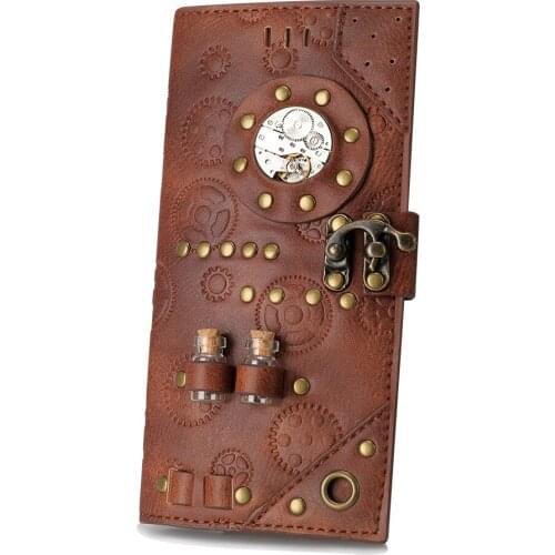 THREEPEAS Women Punk Style Luxury Designer Vintage Purse Card Holder