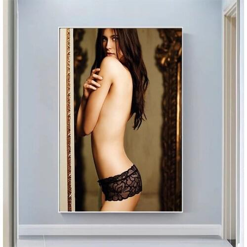 Silk Cloth Wall Poster Katarina Ivanovska Sexy Model Star Art Home Decoration Gift