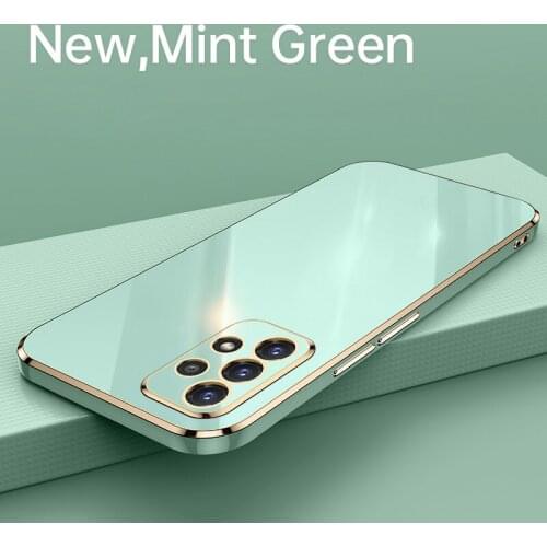 Ultra-thin Cute Plating Silicone Phone Case For Samsung Galaxy S21 S20 FE Note 20 Plus A82 A72 A52 A32 A22 5G Luxury Soft Funda