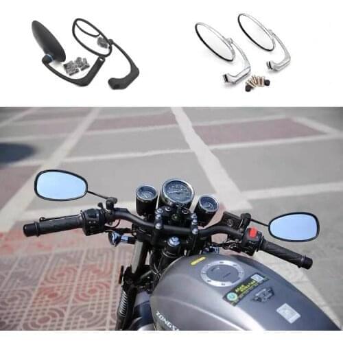 Universial 8mm 10mm Motorcycle Rearview Mirrors Black Rotatable HD Vision Side Mirrors Rear view Mirrors Accessories