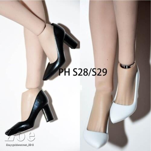 1/6 Soldier female high heels black model toy for TBLeague S28A 12’’action figure body model accessories