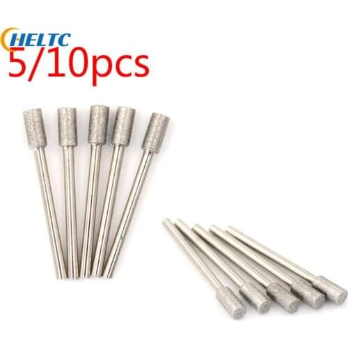 5pcs/10pcs Diamond Drills Diamond Chainsaw Sharpener Burr Stone File Chain Saw Sharpening