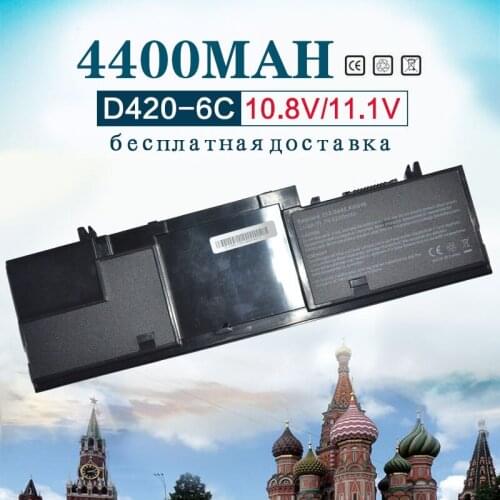 Golooloo 11.1v 4400MAh Laptop Battery for Dell Latitude D420 D430 FG442 KG126 KG046 HX348 GG386 JG917 312-0443 312-0444 451-103