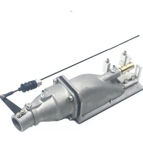Aluminum Metal Waterjet Pump Thruster 35mm CNC Impeller 18mm Jet Opening Underwater Propulsion Sprayer for RC Boat