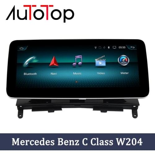 AUTOTOP Android Car Radio GPS For Mercedes Benz C Class W204 S204 2008 2009 2010 NTG 4.0 Car GPS Navigation Multimedia Player