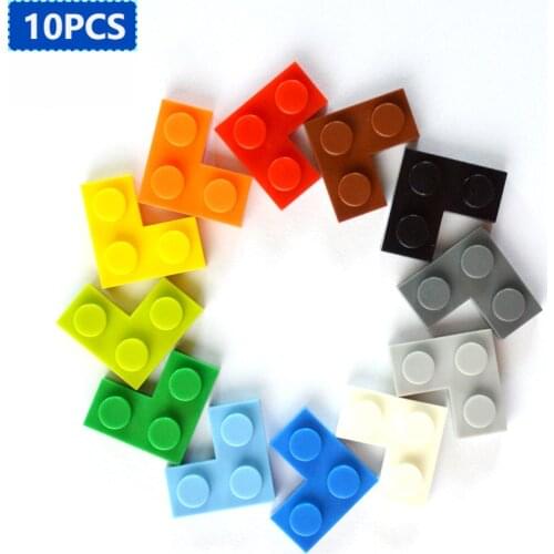 BuildMOC Compatible Assembles Particles 2420 Plate 2 x 2 Corner For Building Blocks DIY Brands Educational High-Spare Toys