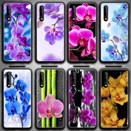 Orchid Flowers Phone Case for Huawei P20 P30 P40 lite E Pro Mate 40 30 20 Pro P Smart 2020