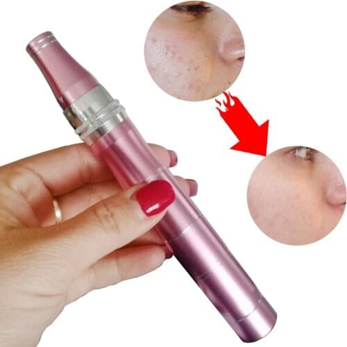 Dermapen Face Skin Therapy Remove Scar Reduce Wrinkles Removal Device Facial Care Tool Dr. Derma Pen Micro Tiny 12pin Needles
