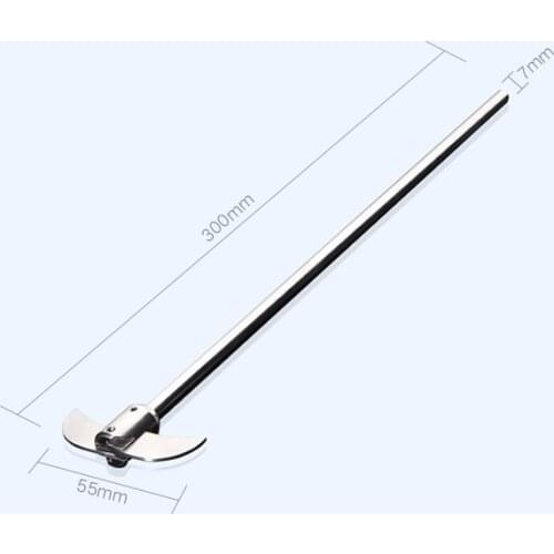Length 300mm 400mm 500mm Stir Paddle Oar 304 stainless steel Dia 55mm 95mm 115mm Stirrer Stirring Blade Lab Supplies