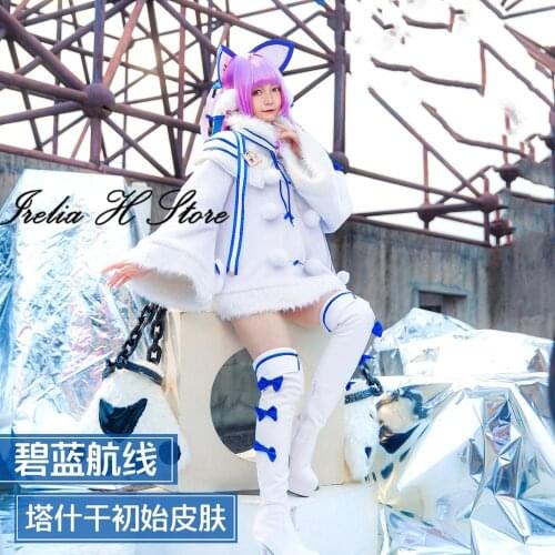 Azur Lane Tashkent Cosplay Costume winter coat dress female can custom size/made