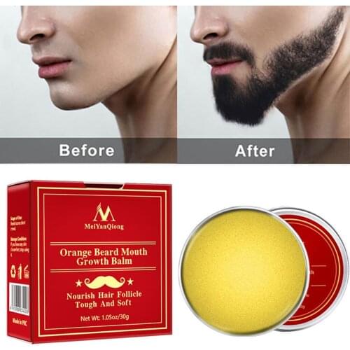Men Beard Care Balm Tame Leave in Conditioner Wax for Growth