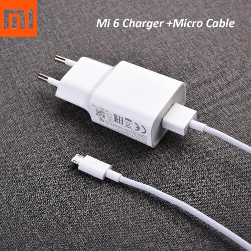 Xiaomi Original Redmi Note 8 Fast Charger QC 3.0 Quick Power Adapater Micro Usb/Type C Cable For Mi 6 9 SE CC9 A3 A2 Redmi 6 7 8