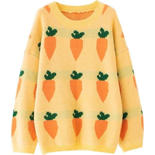 Autumn Radish Pullovers Female Sweaters Casual Loose Long Sleeve Women Clothing Outewear Knitted Tops Warm Women Sweaters