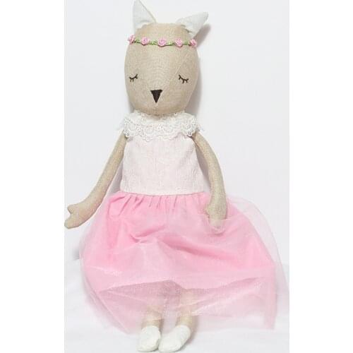 Easter Bunny Plush Toy Female Baby Sleeping Doll 65CM PP Cotton Stuffed Bunny Muppet Easter Bunny Doll Baby Birthday Party Gift