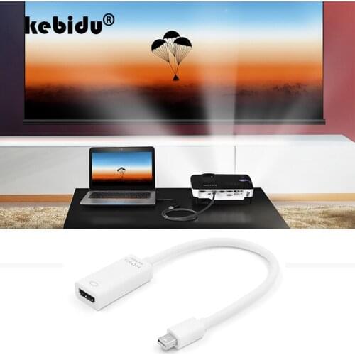 Mini DP to HDMI-compatible Cable Converter Adapter 4K For Mac Macbook Notebook Mini Display Port DP to HDMI-compatible Adapter