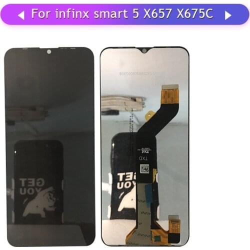 For Infinix Hot 10 Lite X657B Full LCD Display Assembly Complete Touch Screen Digitizer Replacement