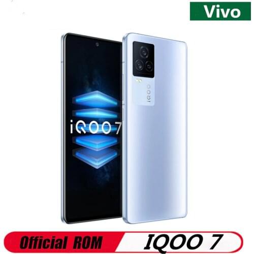 DHL Fast Delivery Vivo IQOO 7 5G Cell Phone 6.62" AMOLED 120HZ 12GB RAM 256GB ROM 48.0MP 120W Super Charger Snapdragon 888 OTG