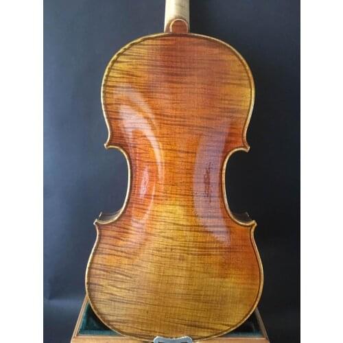Master 4/4 violin Stradi model 1PC flamed maple back nice sound no.709