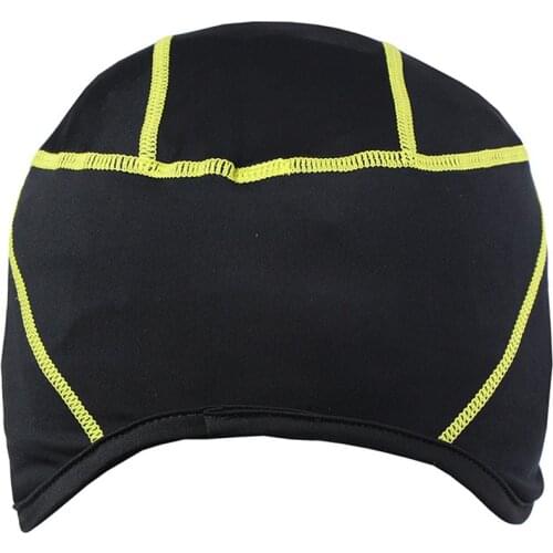 Bicycle Thermal Warm Hat Outdoor Sport Cap Ear Protection Elastic Bandanas Winter Cycling Running Men Black