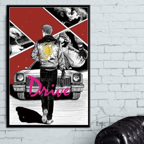 Drive Classic Movie Ryan Gosling Vintage Posters And Prints Canvas Painting Decorative Home Decor Tableau