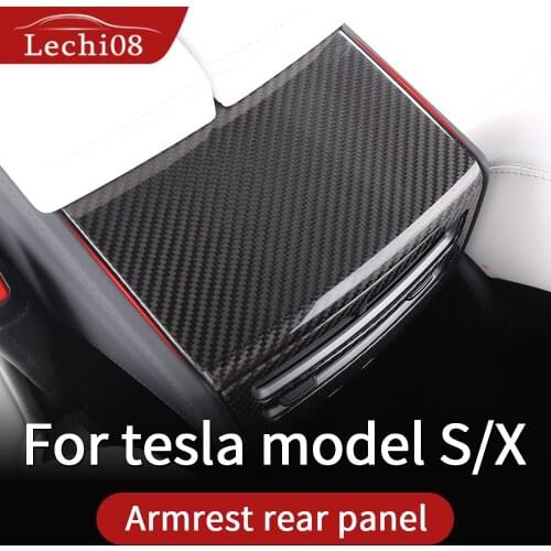 Rear panel For tesla model s accessories tesla model x carbon tesla 2018 model s car tesla model s carbon fiber interior tesla x