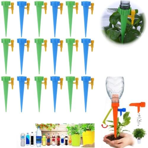 Auto Drip Irrigation Watering System Automatic Watering Spike for Plants Household Flower Pot Waterer Garden Bottle Dripper