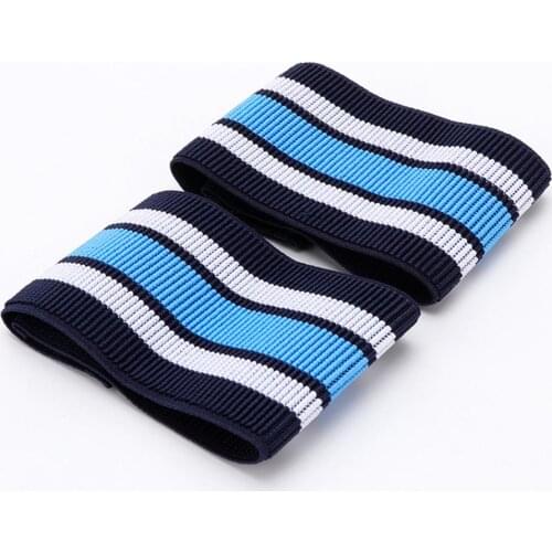 1 Pair Cycling Trouser Thicken Bandage Outdoor Riding Harness Three-color Striped Riding Drawstring