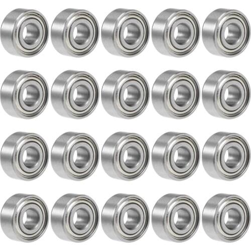 20pcs MR104ZZ 4mmx10mmx4mm Double Shielded Miniature Deep Groove Ball Bearing