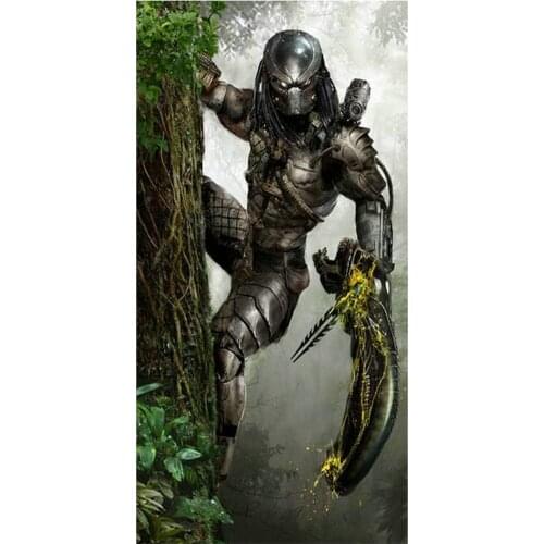 5d embroidery monster man full square / round diamond painting landscape canvas resin diamond art mosaic decoration