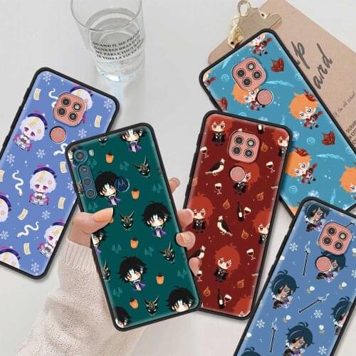 Phone Case For Moto G9 G8 Play Plus G60 G50 G40 G30 Fusion G20 G10 Power one Fusion G8 Power Llte E6S Genshin Impact Cartoon